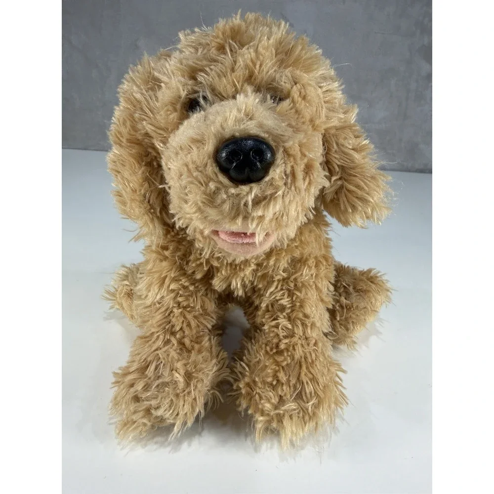 Ty Skeeter Dog Plush 2006 Tan Shaggy Puppy Toy Stuffed Animal 100% TySilk